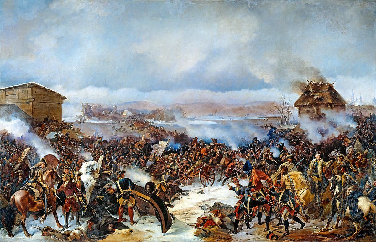 Slaget vid Narva den 20 november år 1700. Slaget vid Narva den 20 november år 1700.